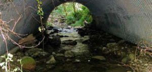 embedded elliptical culvert