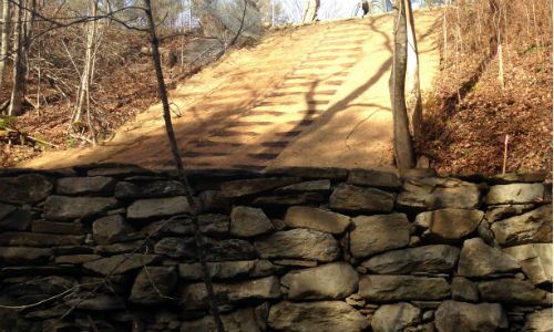 erosion control mat slope